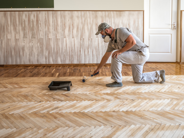 Bild på golvläggare